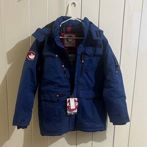 Men’s or Women’s Heacy Blue Ski Snow Jacket